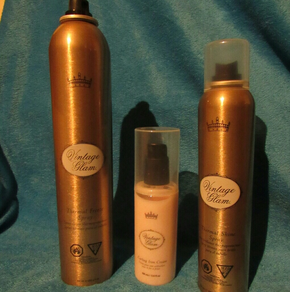 SOLD!!! Vintage Glam heat treat hair products
